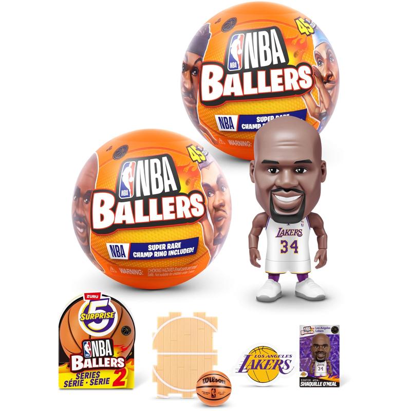 zuru NBA ballers 2 シャック　フィギュア Brinquedo colecionável de basquete 5 Surprise NBA Ballers Series 2